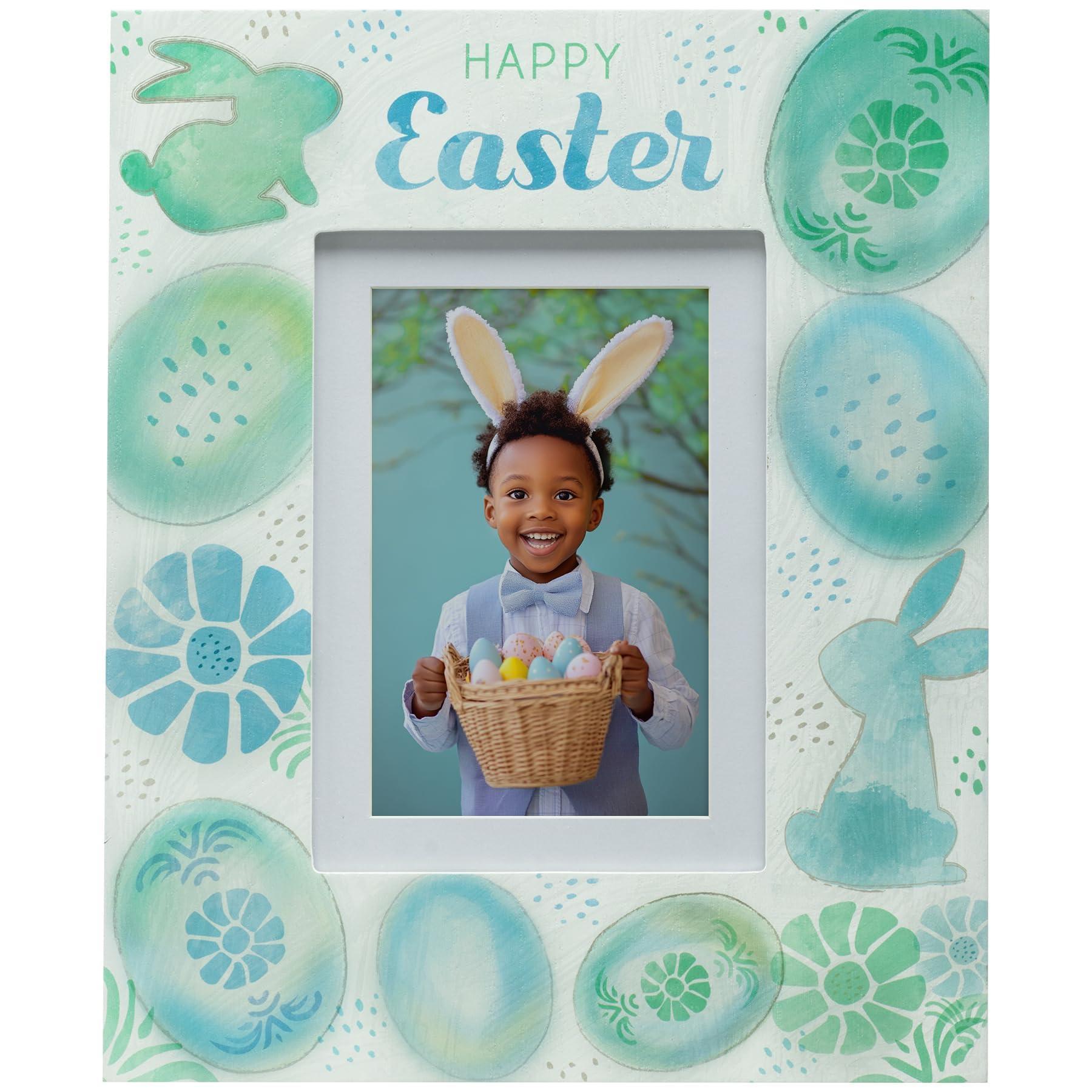 Amazon.com - FINE PHOTO GIFTS Happy Easter Flower, Eggs, and Bunny